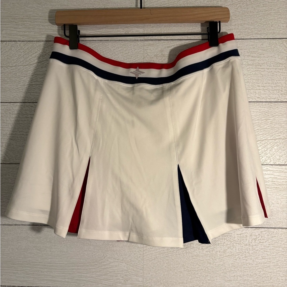 Tuckernuck/Tnuck Sport 14 inch Carly Tennis Skirt in Americana, Size Large, NWT - Picture 13 of 16